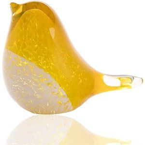 Handmade Bird Blown Glass Figurine Gift for Christmas, Birthday Home Decor